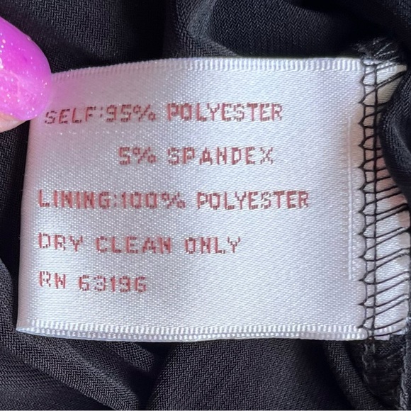 •Suzi Chin for Maggy Boutique• Black Occasion Dress - Size 20W - Picture 8 of 9